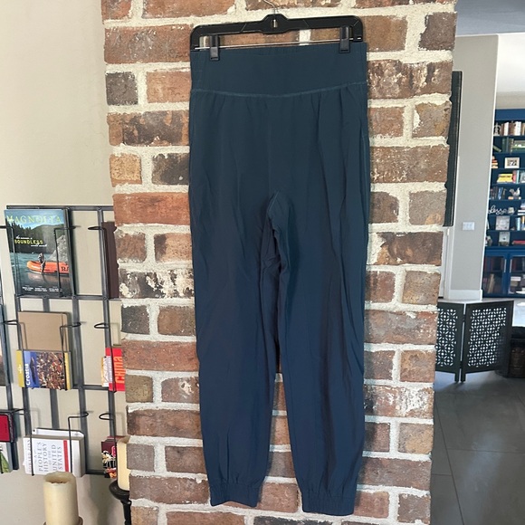 Halara dark teal  Blue Jogger Pants sz medium M - Picture 1 of 3
